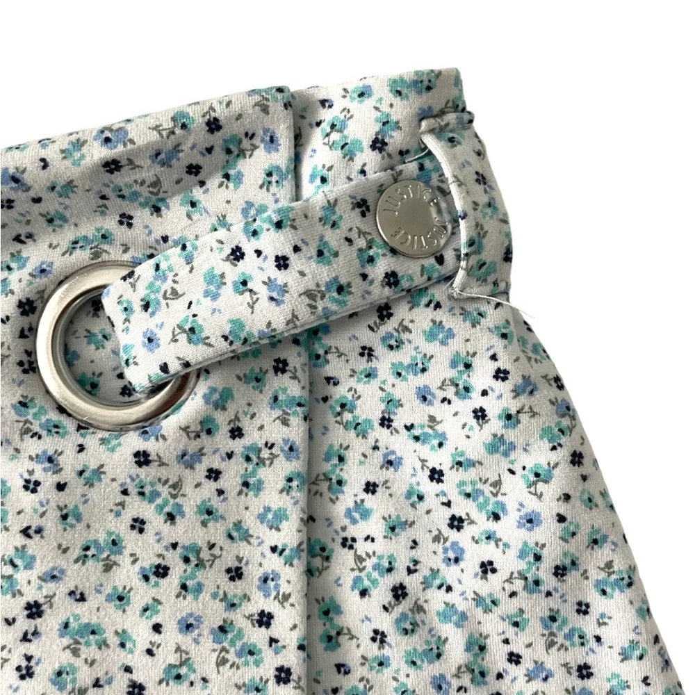 Floral Skort Skirt Front Wrap Justice Girl’s Size 16/18